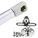 SING F LTD 2 Pieces Gas Strut Lid Stay Support Kitchen Cabinet Chest Lids Hinge 150N