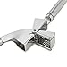 Stainless Steel Garlic Press and Peeler Set – Heavy Duty Garlic Masher, Crusher, Mincer, Presser & Silicone Peeler – Easy to Use Dishwasher Safe – Peel & Mince Fresh Garlic In Seconds - by Inspero