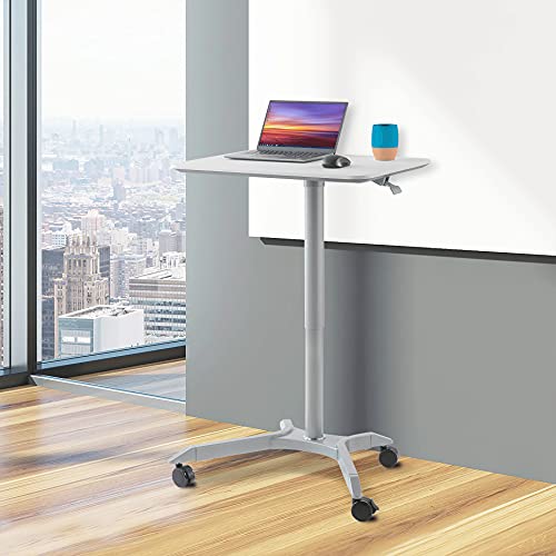 Seville Classics Airlift Height Adjustable Pneumatic Laptop Sit Stand