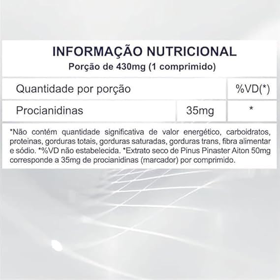 Pinus Pinaster Flebogenol 50mg Combo 3 Caixas C/60comp, Picnogenol, similar Flebon