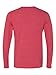 Alternative Men's Eco Mock Twist Henley, Eco Mock Engine Red/Eco Black, Medium