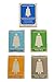 1 Pack Pocket-Sized Disposable Restroom - Urinal, Fecal Toilet, Poncho (for Privacy) and Cloth Wipes