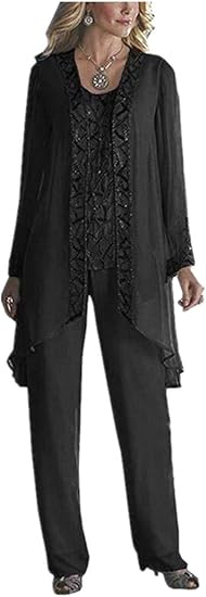 mother of the bride 3 piece pant suits