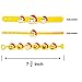 OHill 36Pcs Christmas Bracelets Emoji Wristbands for Xmas Party Favors Supplies, Party Goodie Bags