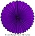 Glam Gala Decor 20 Pcs Hanging Paper Party Decoration Supplies Kit in Purple, Blue, Green, Teal, and Gold-Includes 4 Lanterns, 4 Pom Poms, 4 Tissue Fans, 4 Honeycombs, and 4 Strings of Dot Garland…