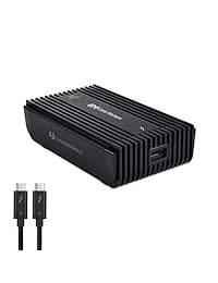 El cable importa Thunderbolt 3 10G Ethernet Adapter (Thunderbolt 3 10GbE Ethernet Adapter) con soporte NBASE T (no compatible con un puerto USB C sin el logotipo de Thunderbolt)