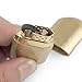 Mini Antique Style Solid Brass Metal Oil Petrol Cigarette Lighter (Brass)