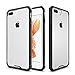 iPhone 7 Plus Case Clear, Pajuva PC+TPU Transparent Case Thin for iPhone 7 Plus Crystal Clear Case With Bumper (Black)