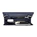 Jubileens Womens Elegant Pleated Satin Crystal Fashion Clutch Evening Bag Purse (Navy blue)