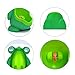 Dshengoo Frog Pee Training Toilet-Training Potty, Green, Polypropylene