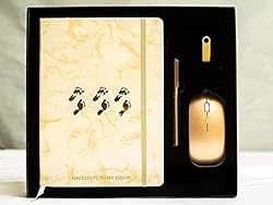 Footsteps to My Vision Gold Notebook Set – Deluxe