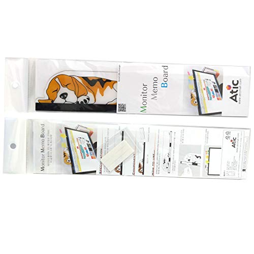 GARASANI Top Horizontal Computer Monitors Screen Acrylic Message Boards Memo Pads (Transparent Vertical)