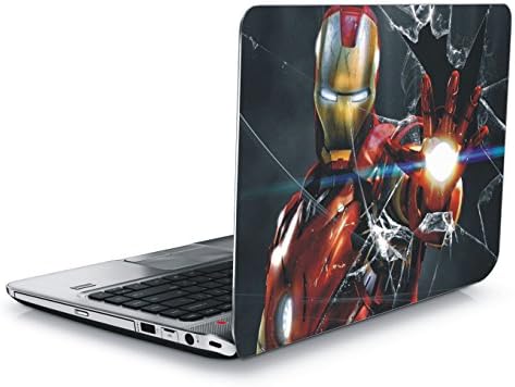SANCTrix matte finished, PVC vinyl, Scratch Proof, Waterproof Laptop Skin of Ironman Abstract Artform, Avengers Marvel Movie Mcu for All Laptop
