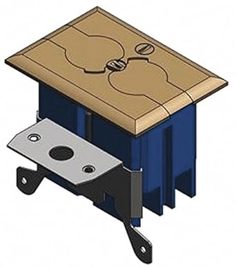 Carlon Floor Box 3 59 Height 4 66 Length 3 30 Width