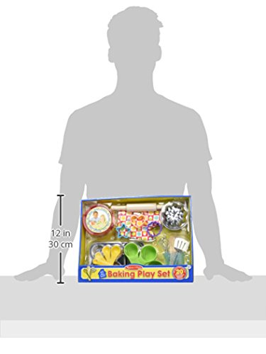 Melissa & Doug Baking Play Set (20 pcs) - Play Kitchen Accessories