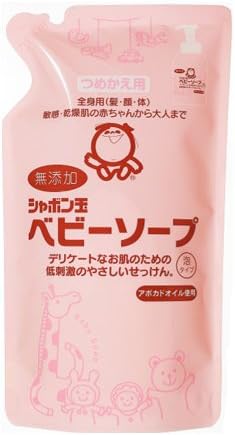 Amazon シャボン玉石けん ベビーソープ 泡タイプ つめかえ用 350ml ベビーソープ 通販