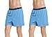 CYZ Mens Multi-Pack 100% Cotton Knit Boxers Pajama Bottoms - Sleep/Lounge Shorts