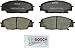 BOSCH BC829 QuietCast Premium Ceramic Disc Brake Pad Set - Compatible with Select Acura CSX, RSX; Honda Civic, S2000; FRONT