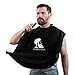 Beard Catcher with Silicone Neck - Premium Bib With Brush and Travel Bag - Perfect Apron for Grooming - Cape for Shaving by Gladiator Look