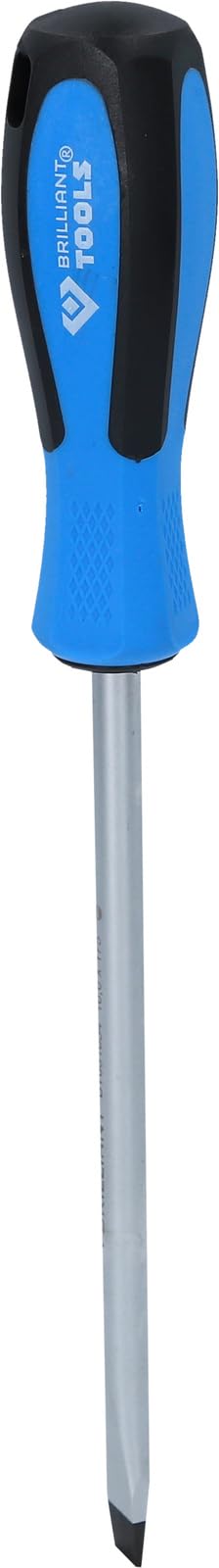 BRILLIANT TOOLS BT031054 Screwdriver Slotted 10.0 x 175 mm [Powered by KS Tools]