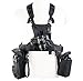 Movo MB2000 Camera Carrying System Vest with Camera, Lens, Flash Holsters, Tripod Attachment Straps, & Smartphone Compartment - for Photo Shoots, Hiking, & Travel