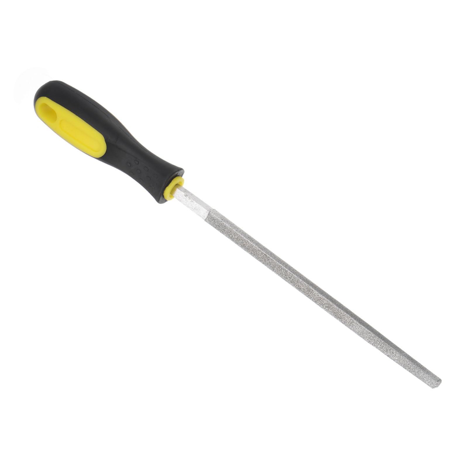 CoCud Diamond Coated Square File, 8 Inch 80 Grits, Diamond Hand Rasp with Non-Slip Handle - (Applications: for Grinding on Glass Stone Marble Rock Bone)