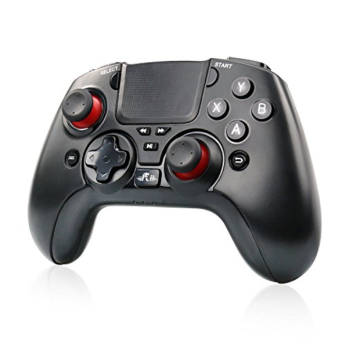(2017 New Arrival)Rii Wireless Bluetooth Touchpad Gamepad Control With Clip And Regargeable Battery For Android Box,,Smart TV/Phone, Tablet,Windows,Linux