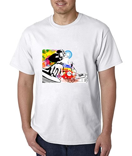 FeelingSmart DJ 100% Cotton Fabric Short Sleeve mens T-shirt Size XL