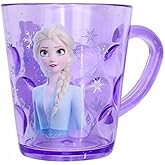 Florian Frozen Elsa dot Cup and Coaster set 250ml (2 Coasters included)
