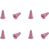 8pcs Knitting Needle Stoppers, Pink Small Silicone Knitting Needle Point Protector Needle Tip Cap Stitch Stopper Protector Cover Knitting Accessories Supplies for Knitting Needle, SATONBEYI