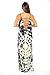 Riviera Sun 21619-BC-XL Summer Dresses Maxi Dress Sundresses for Women Black/Cream
