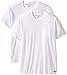 Kenneth Cole New York Men's Superfine Cotton Crew Neck T-Shirt, White, Medium (Pack of 2)