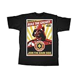 Star Wars Darth Vader Rule The Galaxy Join The Dark Side Mens T-Shirt