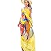 Sexy Women Chiffon Beach Swimwear Sarong Wrap Dress Bikini Cover Up Scarf (Yellow)