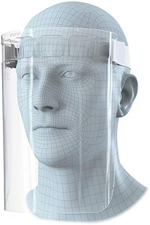 Full Protective Adjustable Face Shields Visor - Medical Professionals/Personal | UK Made (Pack of 2)