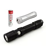 ThruNite TN12 Cool White EDC LED Flashlight Max Output 1100 ANSI Lumen with Cree XP-L LED 5 Versatile Modes Waterproof to IPX-8 C2 Portable Charger