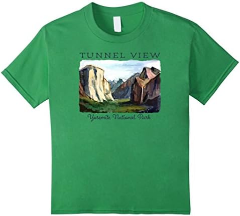 Kids Wawona Tunnel View, Yosemite National Park t-shirt 6 Grass