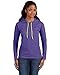 Anvil Ladies 100% Ring Spun Cotton Long Sleeve Hooded T-Shirt. 887L