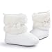 Ecosin(TM) Baby Bowknot Keep Warm Soft Sole Snow Boots Crib Prewalker Shoes Toddler (0~6Month, White)