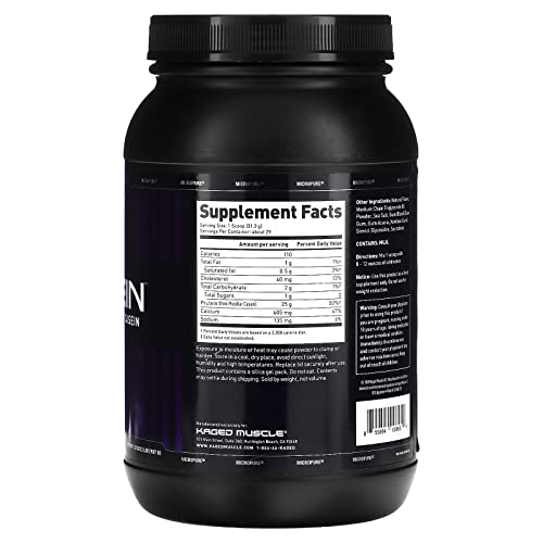 Kaged Muscle, Premium Kasein Protein Powder, Micellar Casein, Vanilla