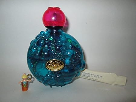 Amazon Polly Pocket ポーリーポケット コンパクト 人形 フィギュア ままごと ドールハウス Bubbly Bath パフューム 香水瓶 おもちゃ おもちゃ