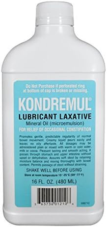 Kondremul Lubricant Laxative Plain, 16 Fluid Ounce by Kondremul