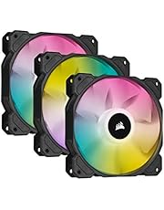 CORSAIR iCUE SP120 RGB Elite Performance 120mm PWM Triple Fan Kit with iCUE Lighting Node CORE