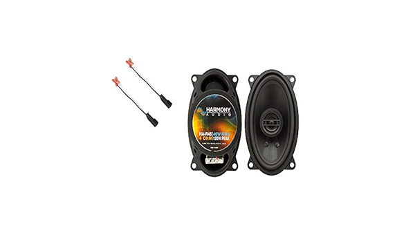 Amazon Com Compatible With Chevy Cavalier 1995 2005 Front Door Factory Replacement Harmony Ha R46 Speakers Car Electronics