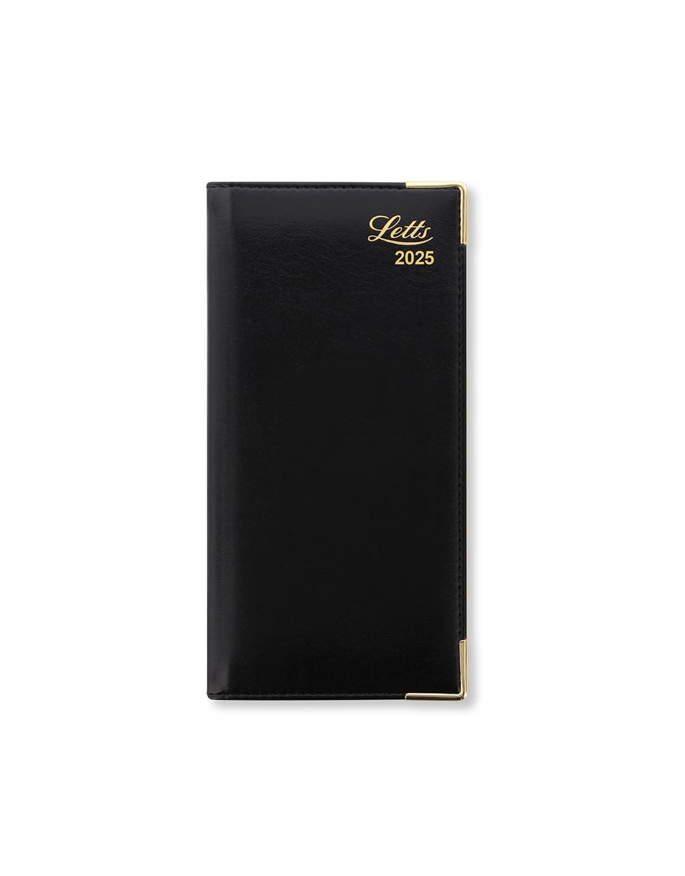 Letts of London Lexicon Slim vertical (landscape) week to view with appointments 2025 diary - black