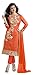 Anarkali Salwar Kameez Designer Indian Bollywood Ethnic Bridal Wedding (unstitched, orange)