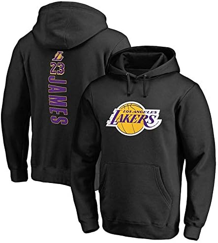 Basketball jersey -Pullover hoodie Lakers 23# James Men's Jersey Long Sleeve T-Shirt Printed Hooded Top Casual Comfortable Sweatshirt