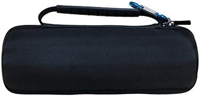 FLASH PARTY Protective Hard Cover Case for JBL Flip 3 & 4 Portable Bluetooth Speaker + Key Chain. Black