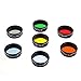 Gosky Telescope Filters Set 1.25'' 7 Filters Set for 1.25inch Telescope Eyepieces