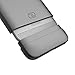 Nexus 6P Belt Case, Encased (SlimShield Edition) Secure Fit Holster Clip + Easy-Grip Slider Shell (Metallic Gray)